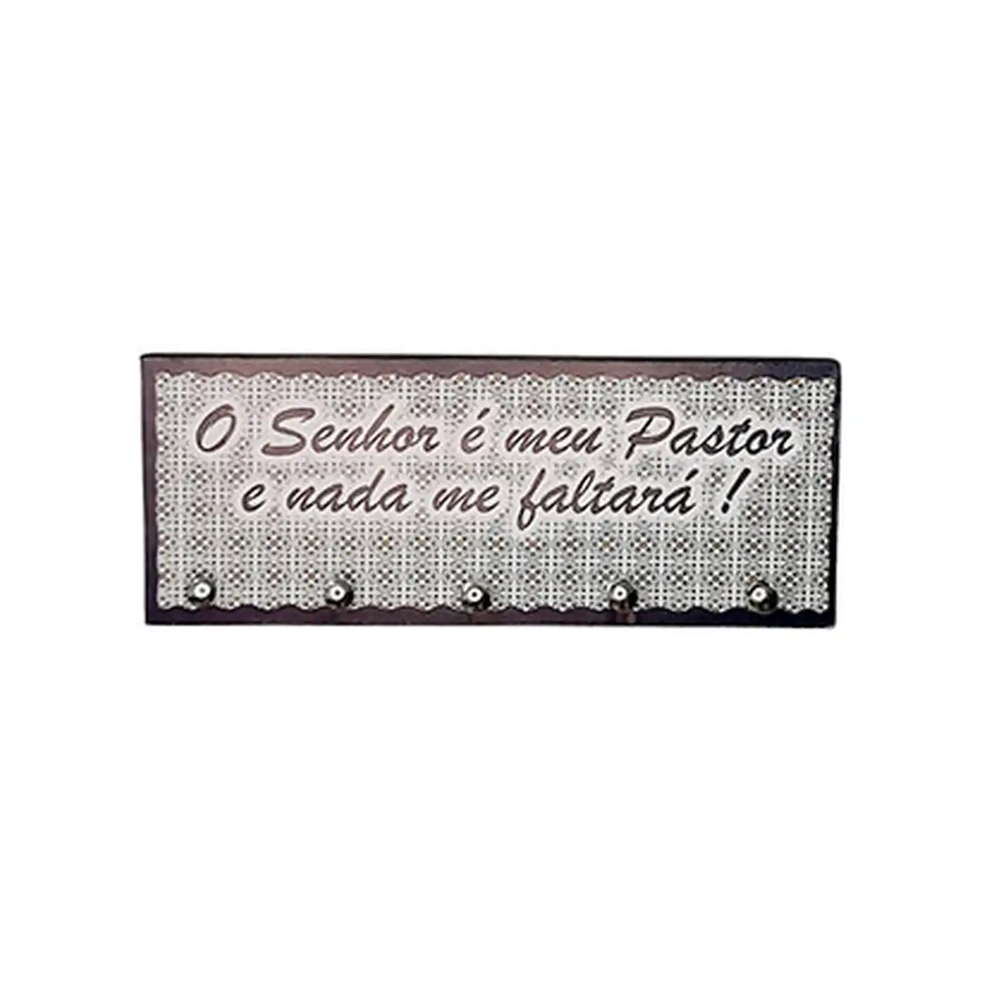 Porta-Chaves MDF Sem Suporte - Sr. é Meu Pastor